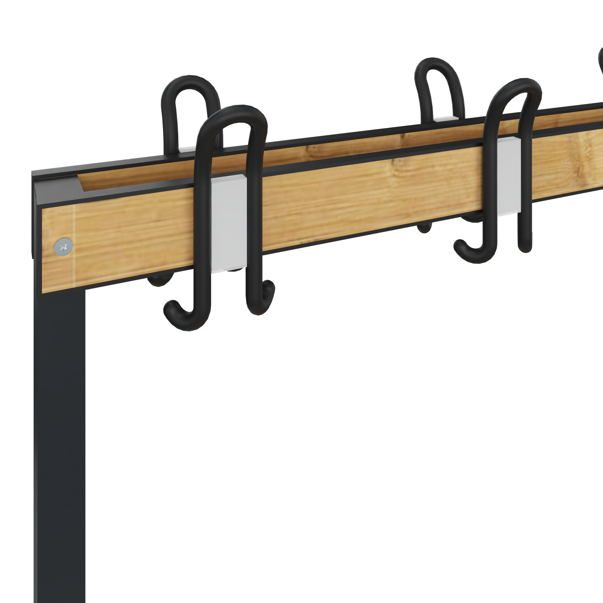 C+P Garderobenbank Solid HPL, 1716x2000x770mm, 7021/VK039