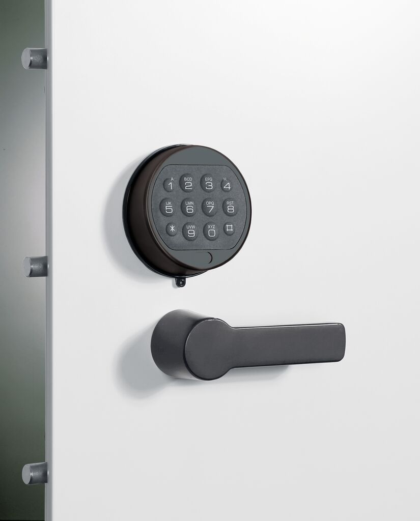 C+P Serrures à code PIN, couleur: noir, série Certos