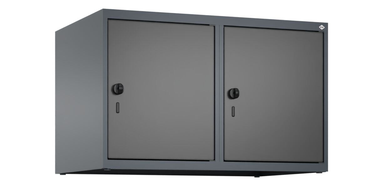 C+P Aufsatzschrank Evolo PLUS, 2 Abteile, 500x800x500mm