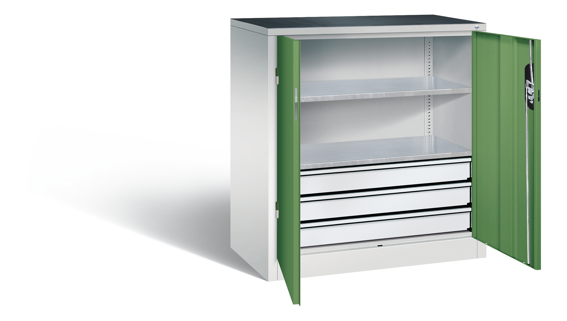 C+P Flügeltürenschrank Acurado, H1000xB930xT500mm