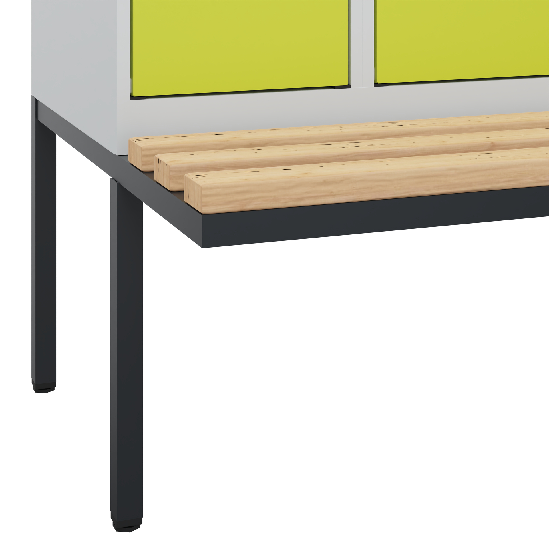 C+P PSA Doppel-Spind Evolo PLUS, Bank, 4 Abteile, 