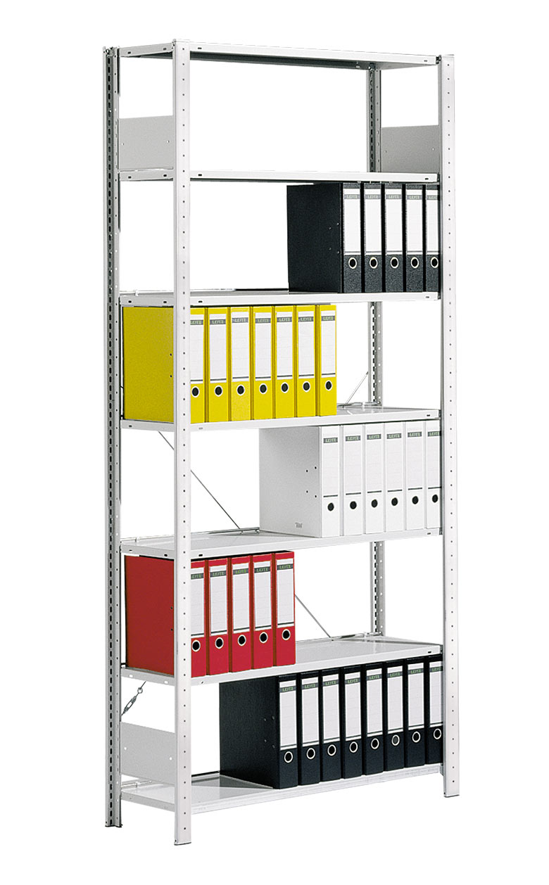 C+P Étagère de base pour classeurs, d'un côté, 2200 x 1000 x 300 mm