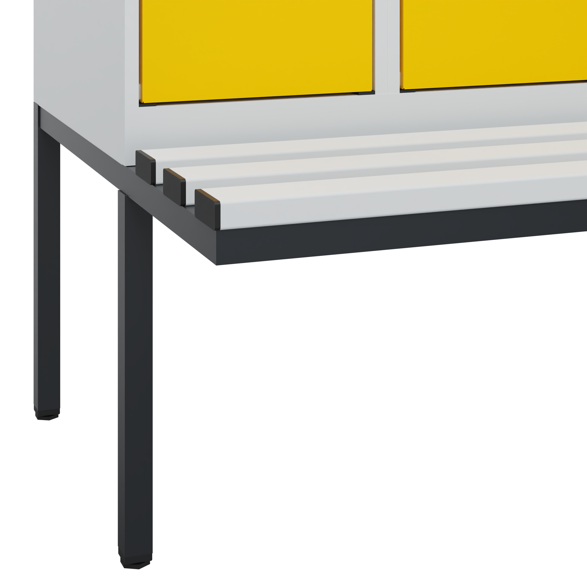 C+P PSA Doppel-Spind Evolo PLUS, Bank, 4 Abteile, 