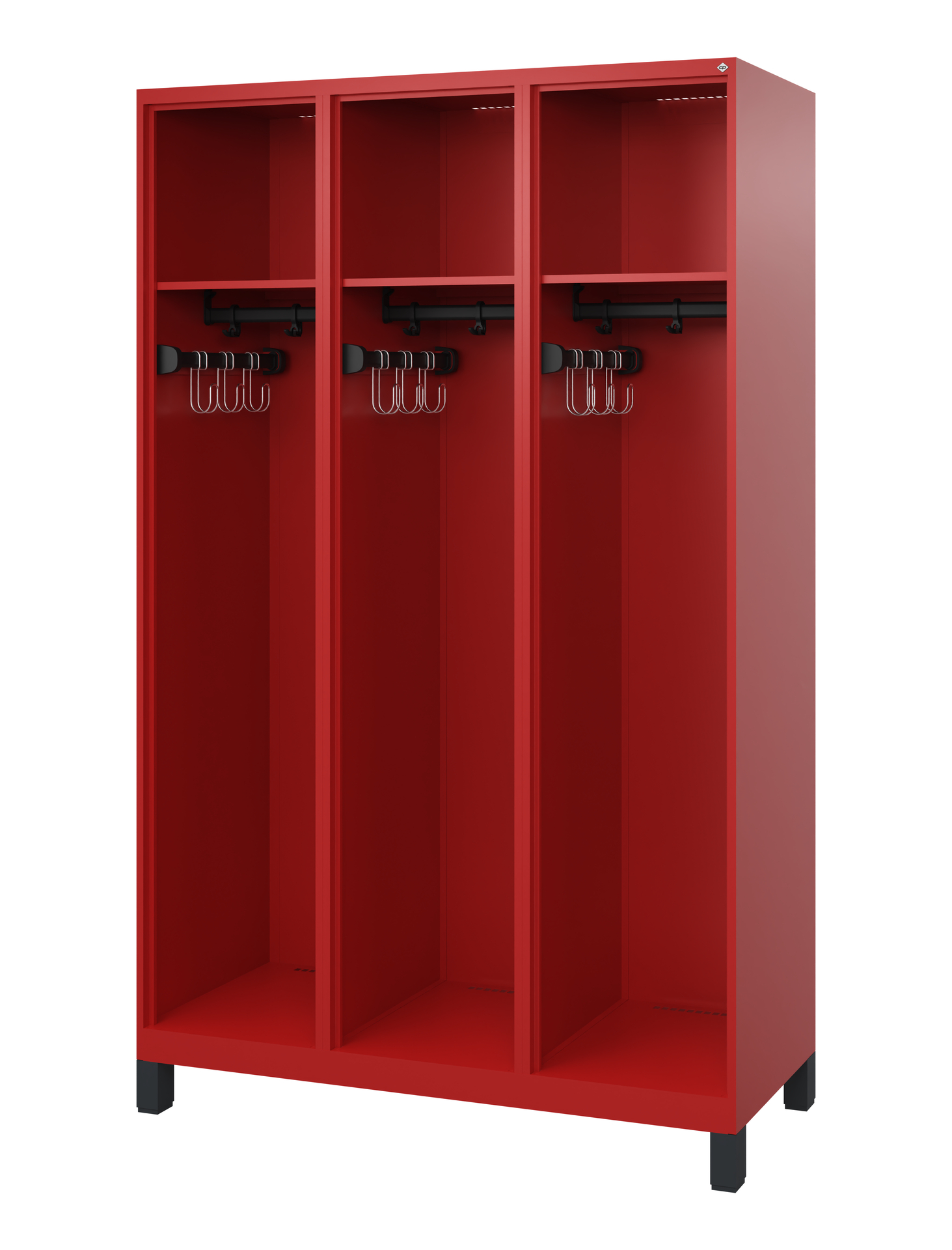 C+P Feuerwehrspind Expert, 4 Abteile, 1850x1200x50