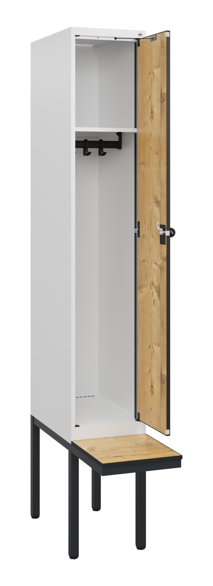 C+P Spind Evolo PLUS, Bank, 1 Abteil, 1950x300x815mm