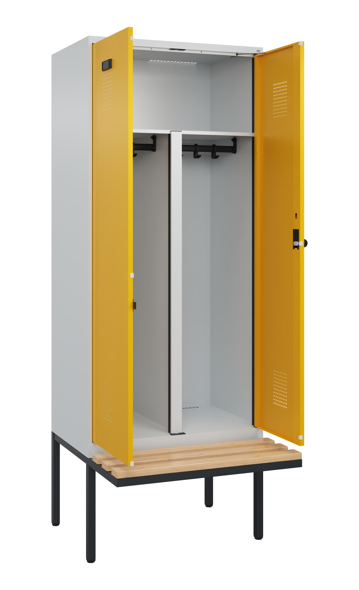 C+P PSA Doppel-Spind Evolo PLUS, Bank, 2 Abteile, 
