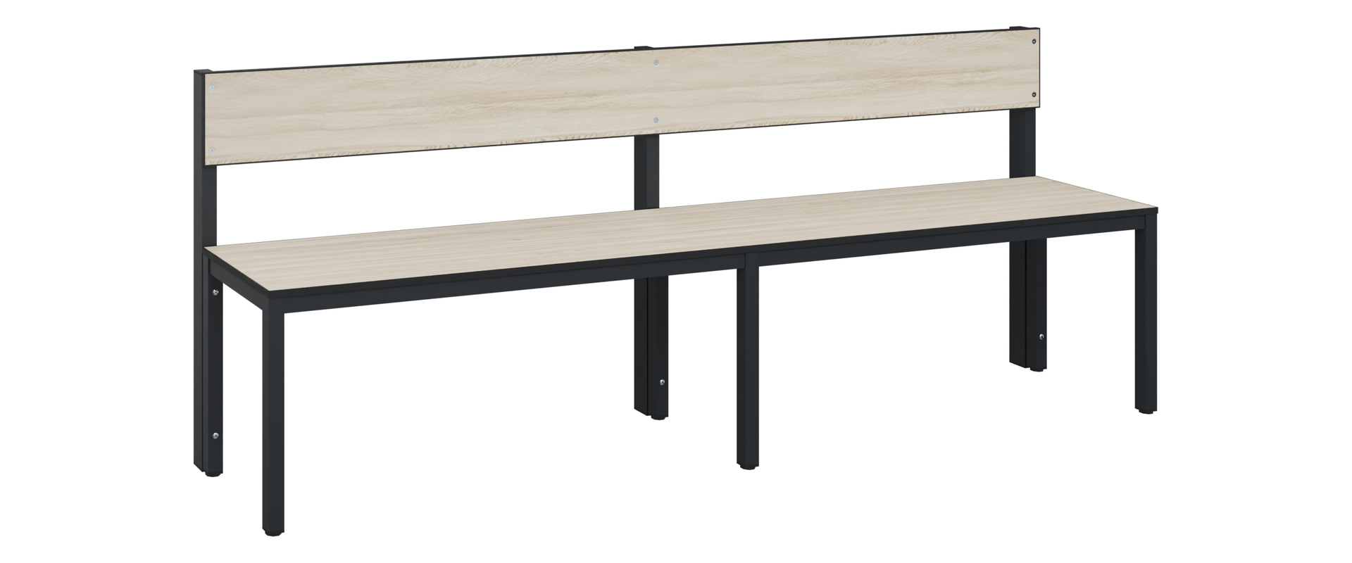 C+P Sitzbank Solid HPL, 774x2000x412mm, 7021/VK031