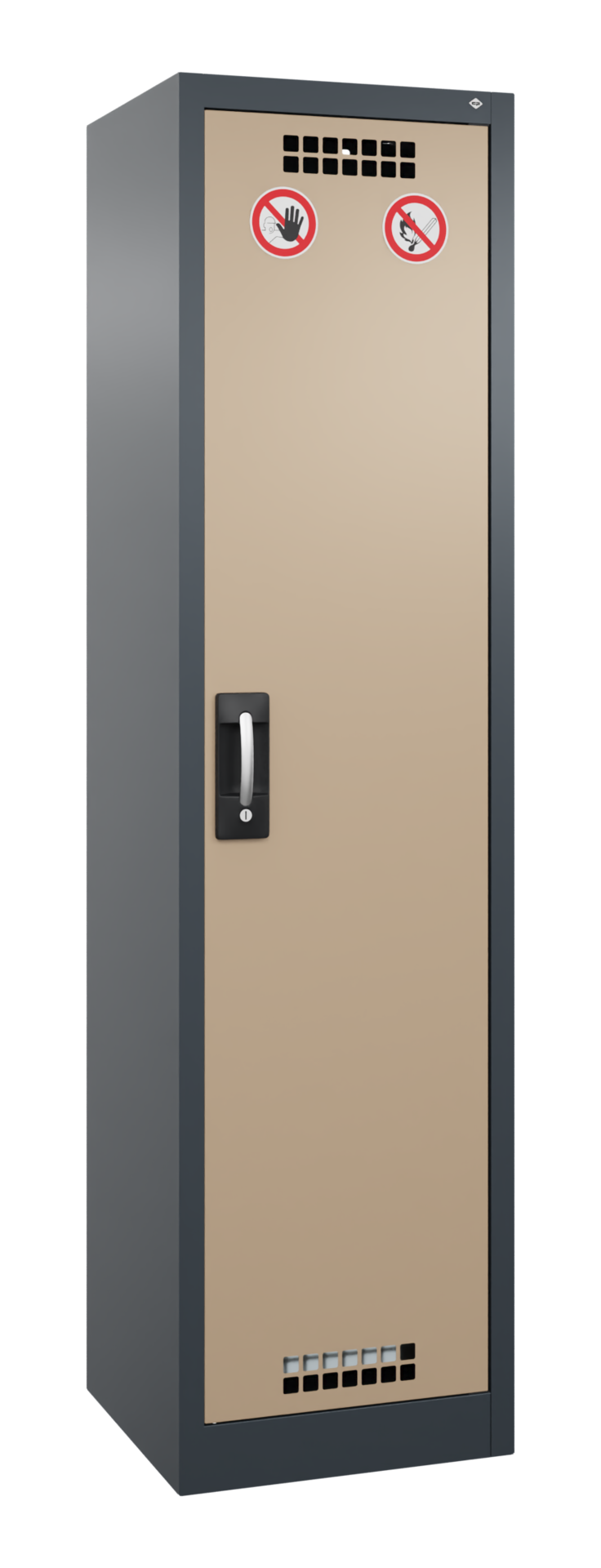 C+P Umweltschrank, Acurado, 1950x500x500mm, 7016/1019