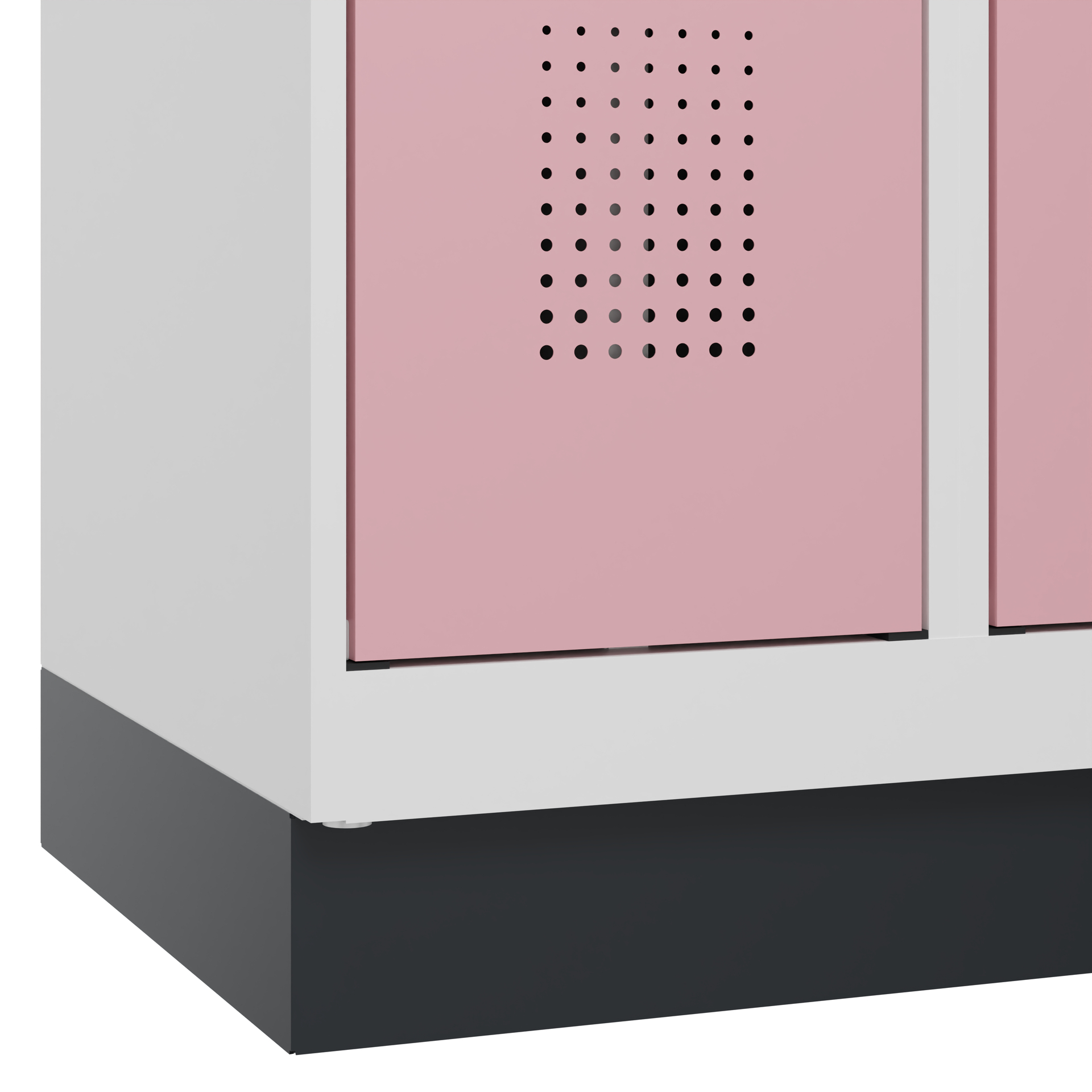 C+P Schließfachschrank Evolo PLUS, mit Sockel, 4 A