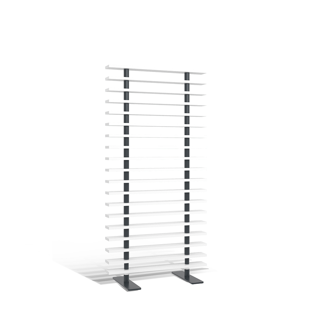 C+P Mur mobile à lamelles comme protection visuelle