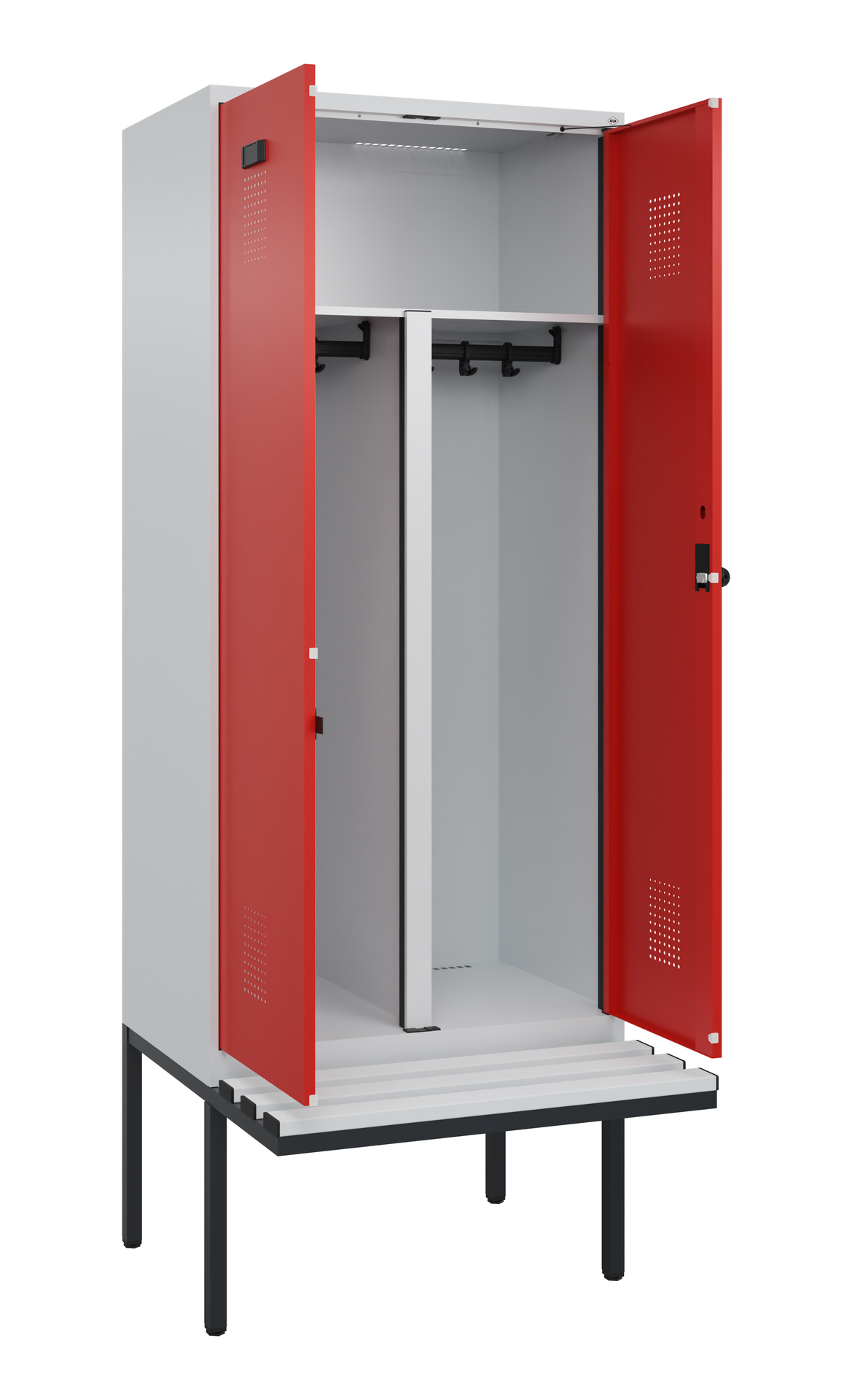 C+P PSA Doppel-Spind Evolo PLUS, Bank, 2 Abteile, 