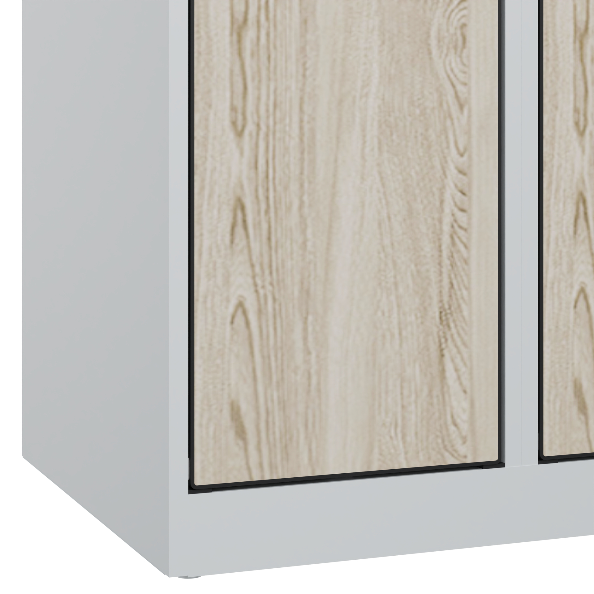 C+P Schwarz-Wei�-Spind Evolo PLUS, 2 Abteile, 1850x600x500mm