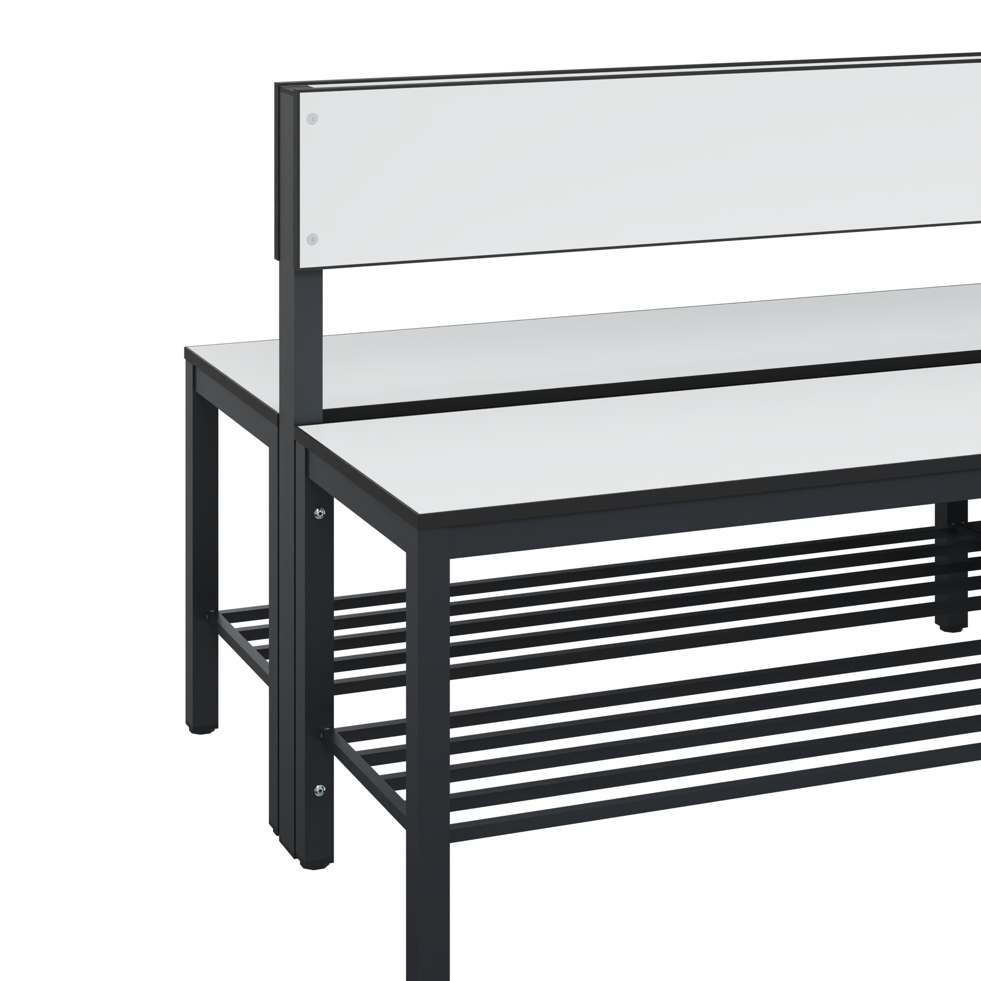 C+P Sitzbank Solid HPL, 774x2000x770mm, 7021/VK001