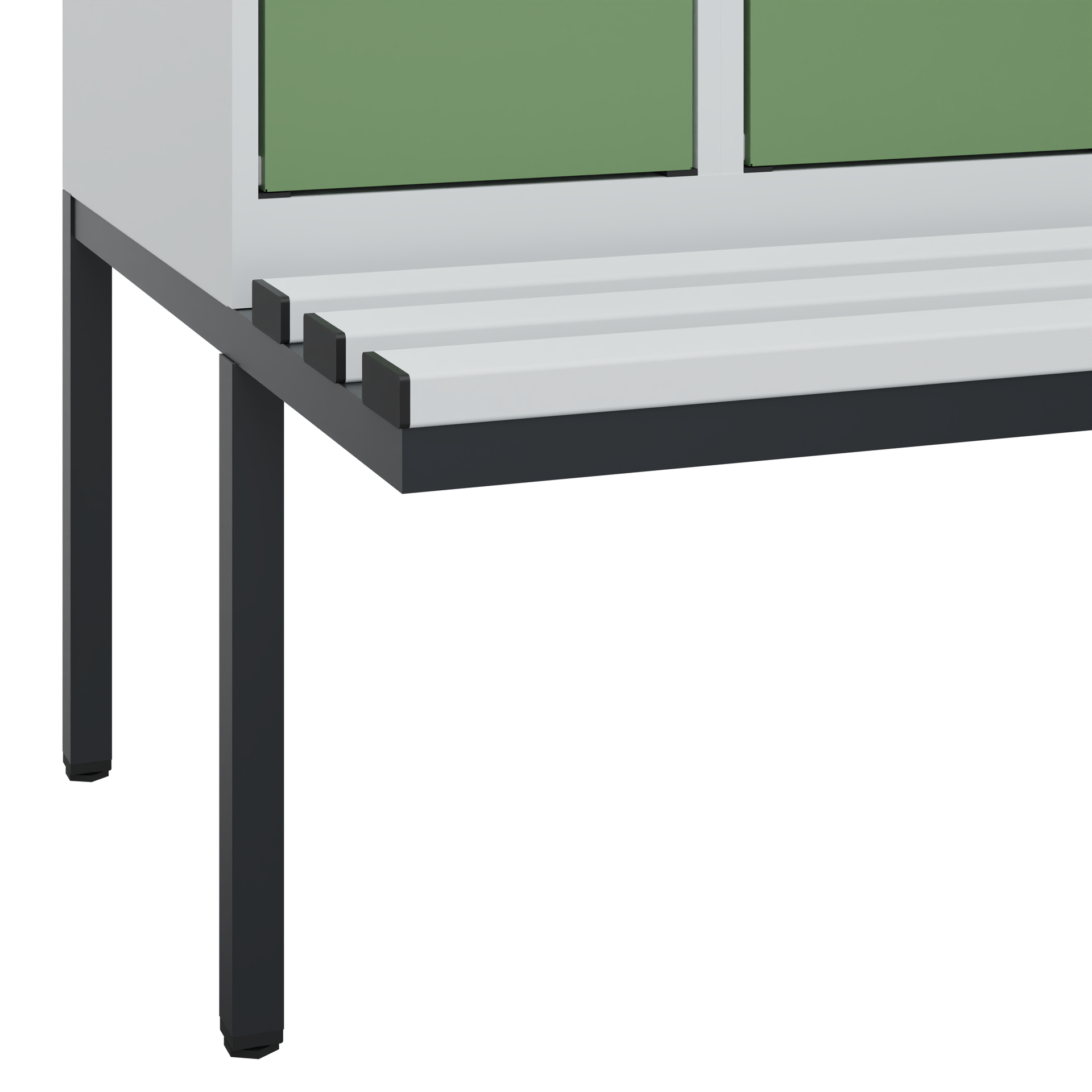 C+P PSA Doppel-Spind Evolo PLUS, Bank, 4 Abteile, 