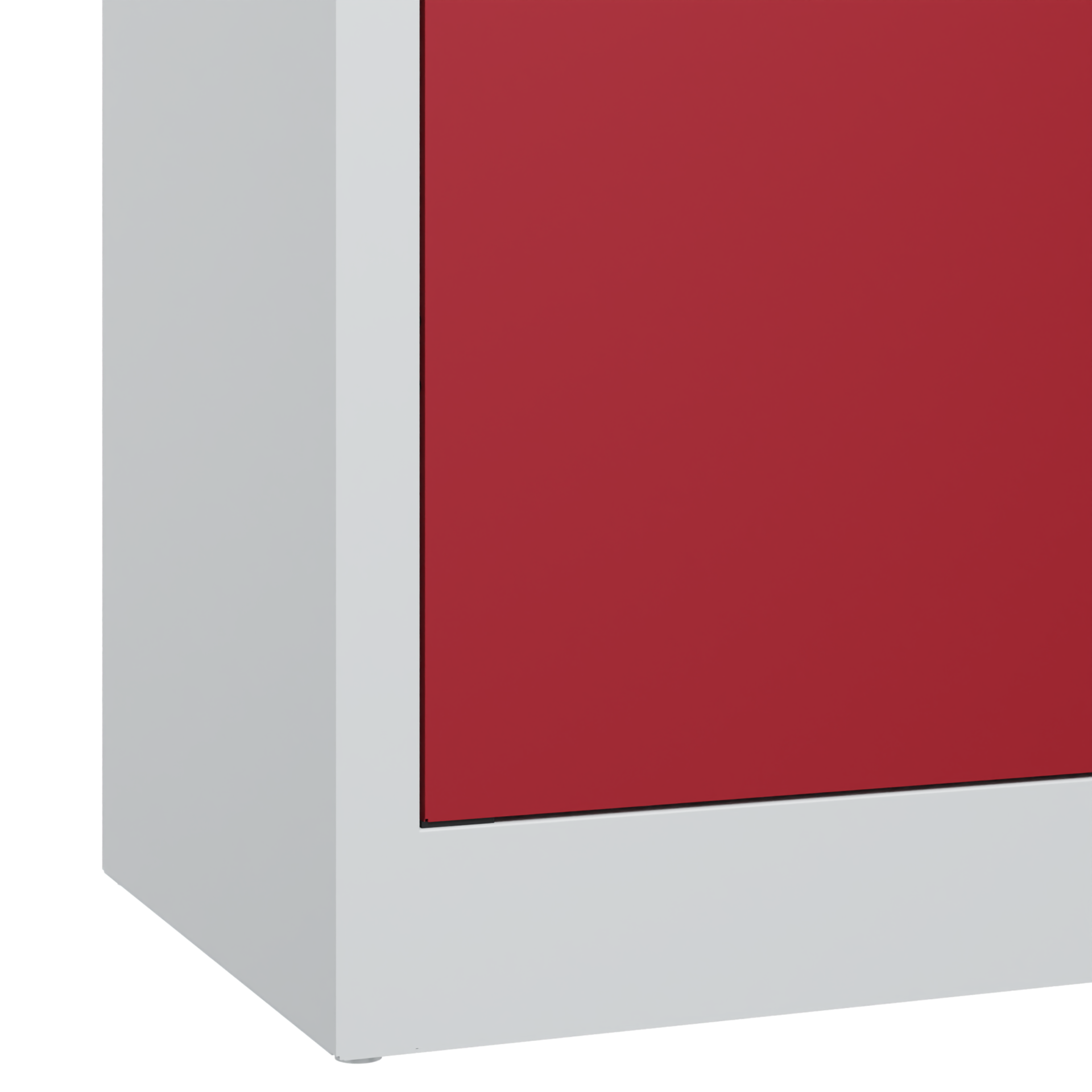 C+P Büroschrank, Acurado, 1950x1500x400mm, 7035/3003