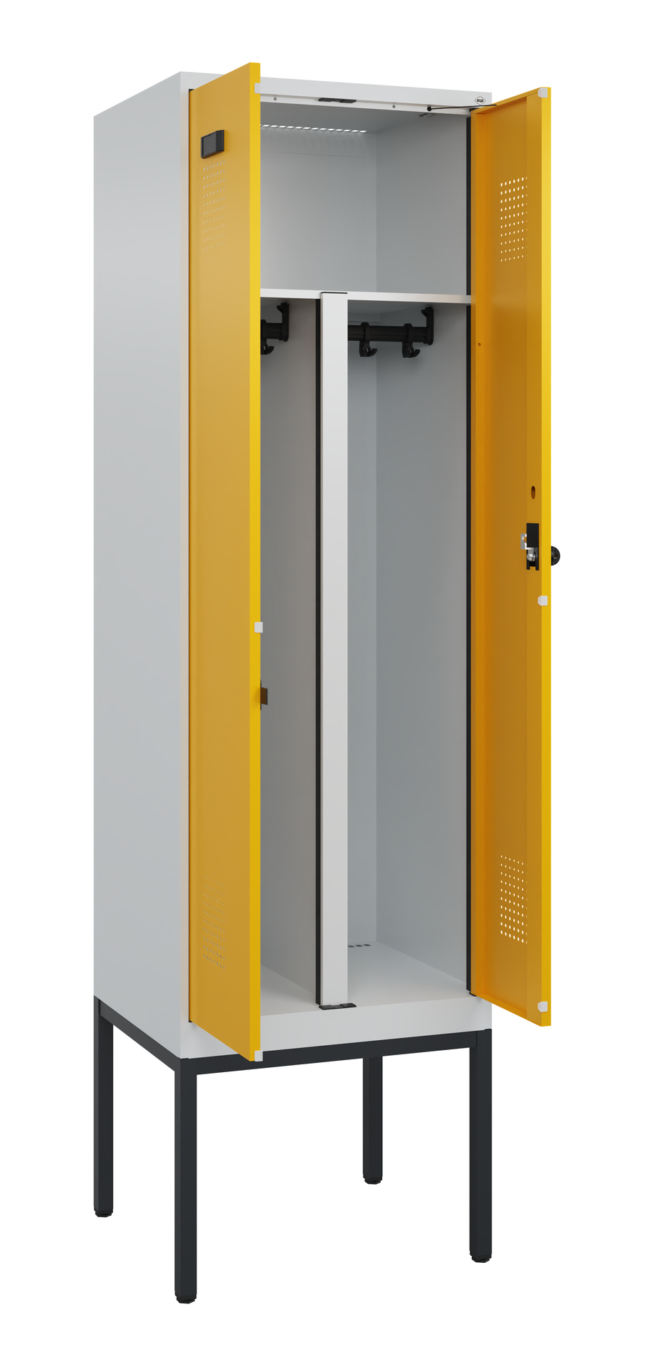 C+P PSA Doppel-Spind Evolo PLUS, Gestell, 2 Abteil