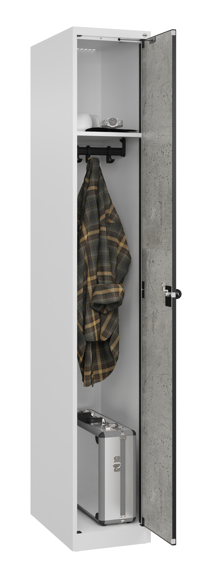 C+P Spind Evolo PLUS, 1 Abteil, 1850x300x500mm