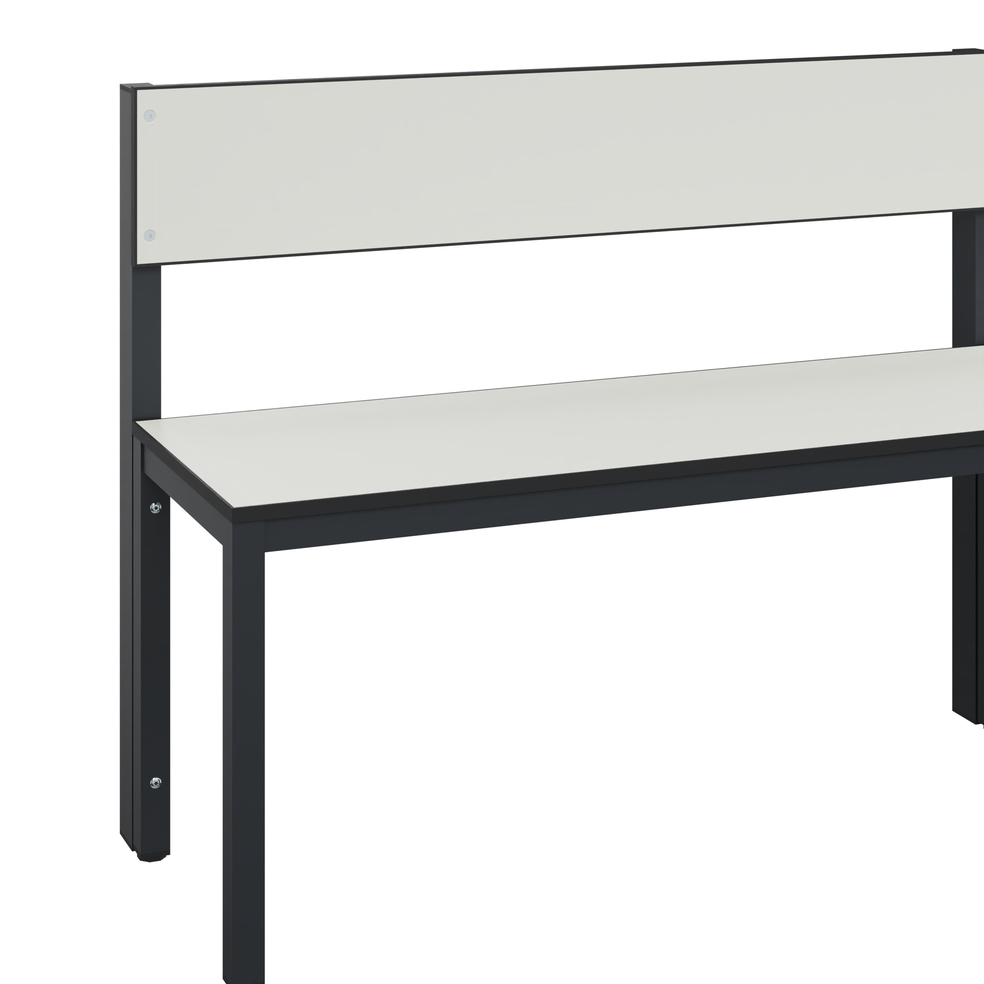 C+P Sitzbank Solid HPL, 774x2000x412mm, 7021/VK741
