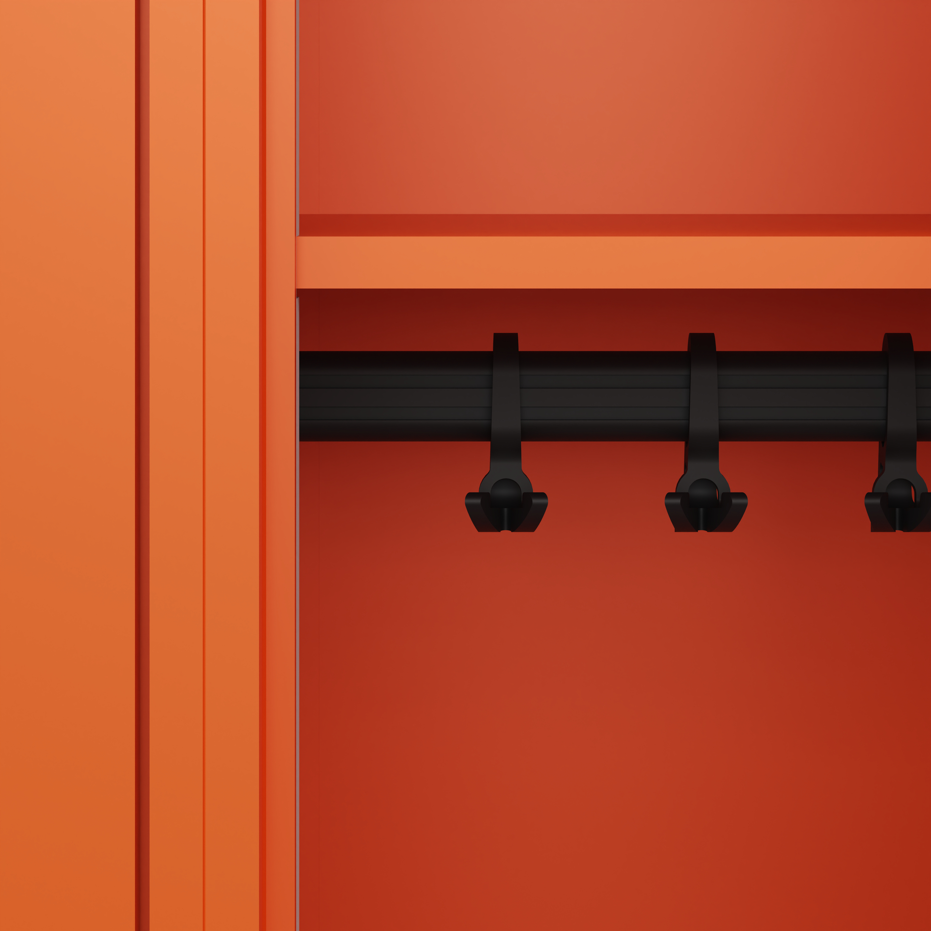 C+P Spind Evolo PLUS, Gestell, 1 Abteil, 1950x300x