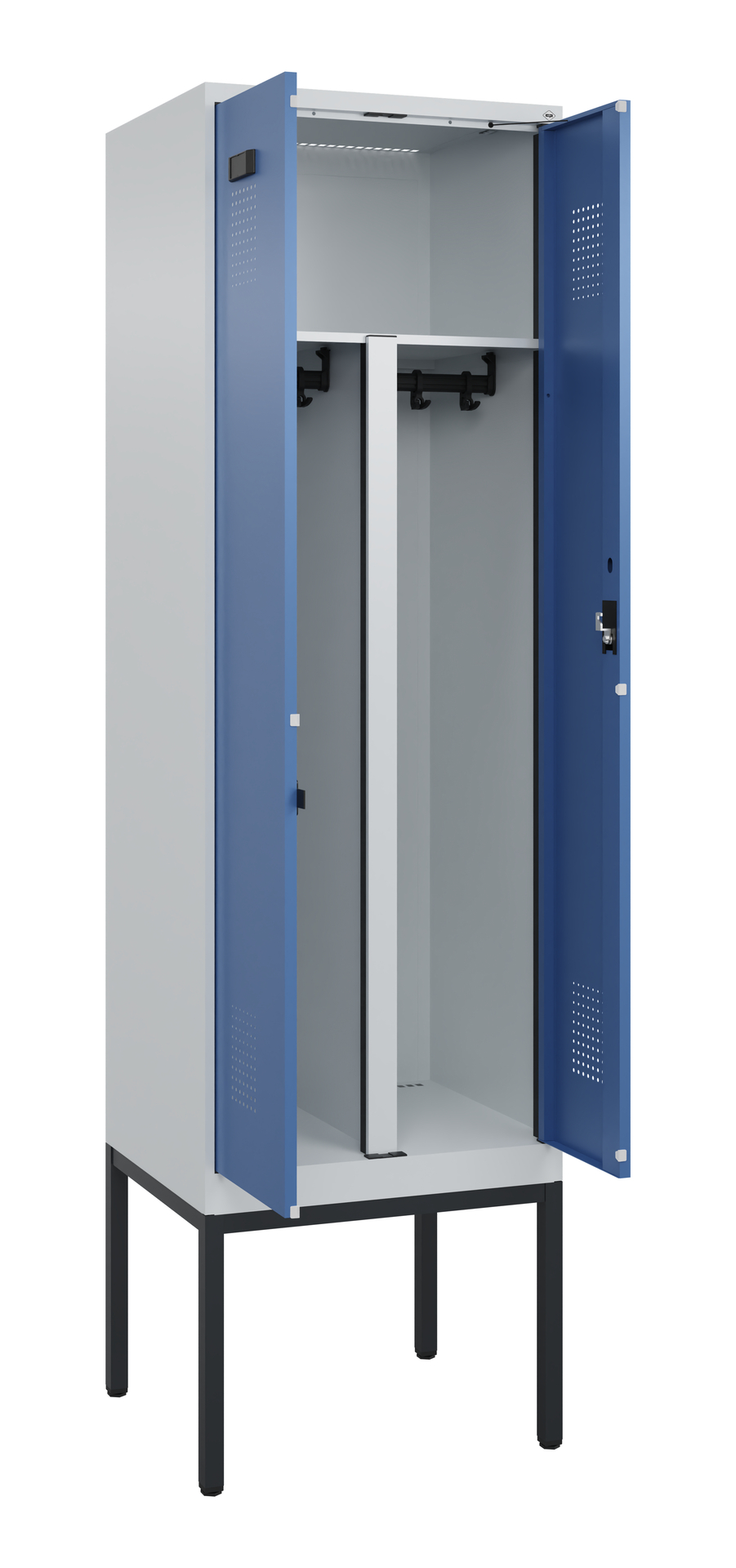 C+P PSA Doppel-Spind Evolo PLUS, Gestell, 2 Abteil