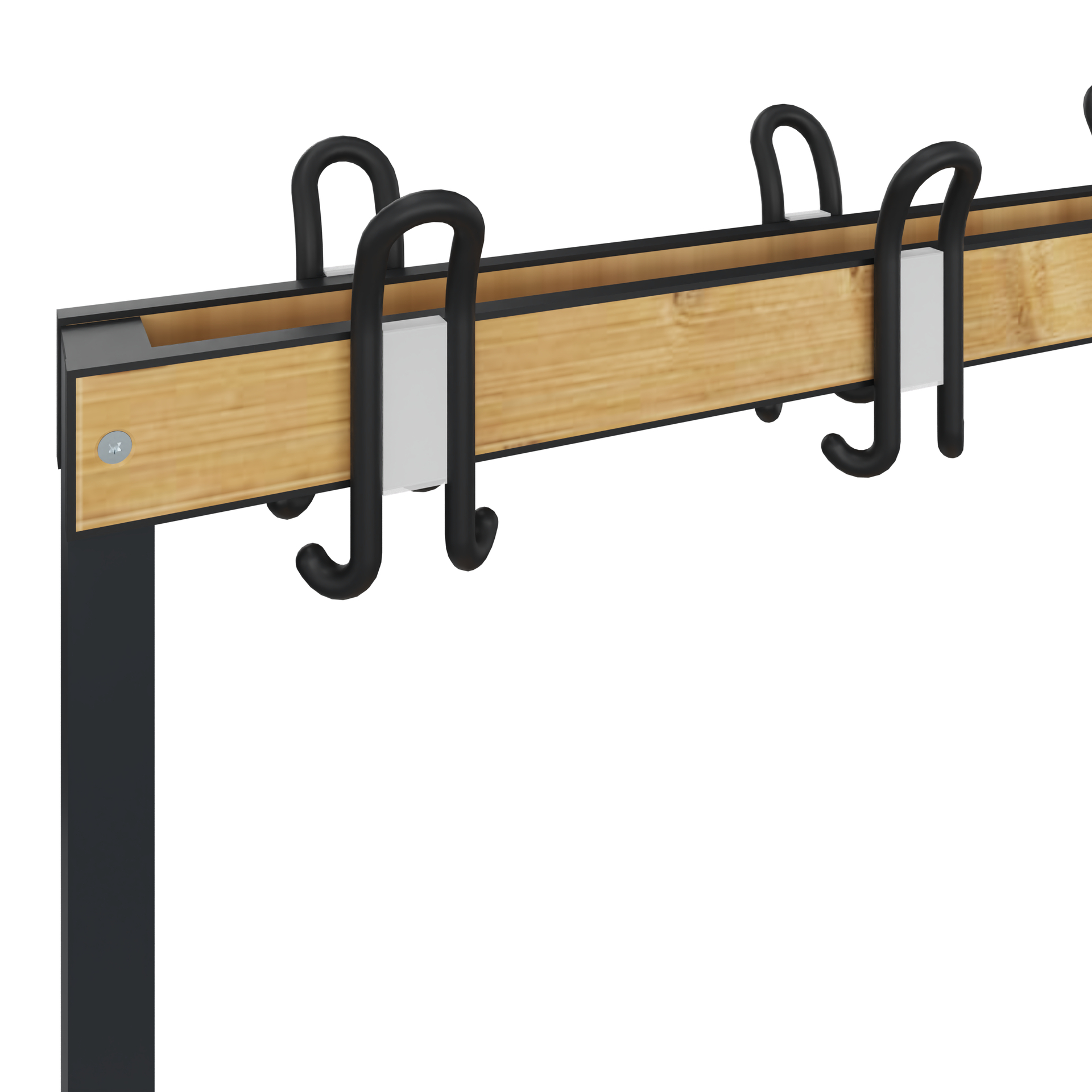C+P Garderobenbank Solid HPL, 1716x1000x770mm, 7021/VK039