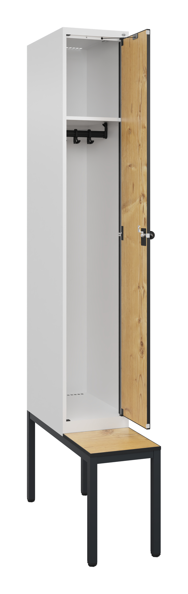 C+P Spind Evolo PLUS, Bank, 1 Abteil, 2120x300x815mm