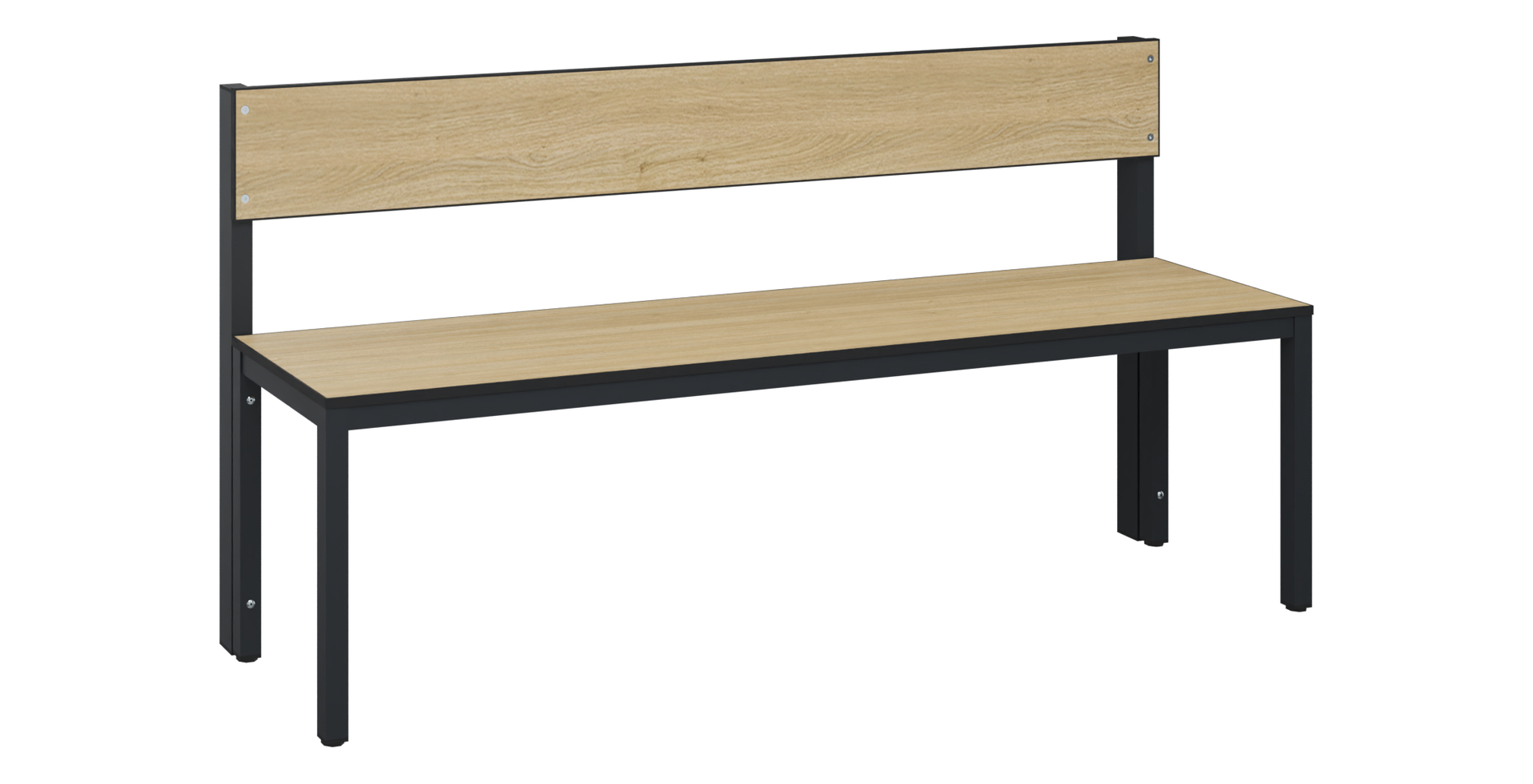 C+P Sitzbank Solid HPL, 774x1500x412mm, 7021/VK032