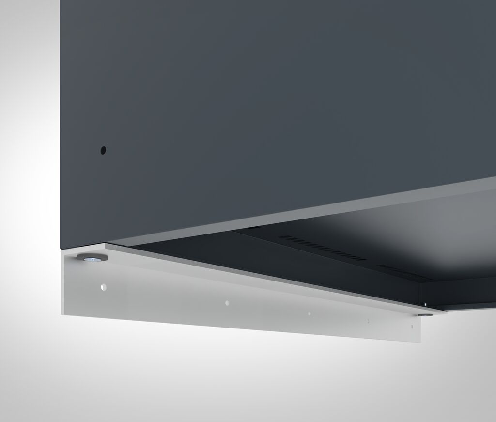 C+P Equerre d'appui en aluminium pour suspension murale