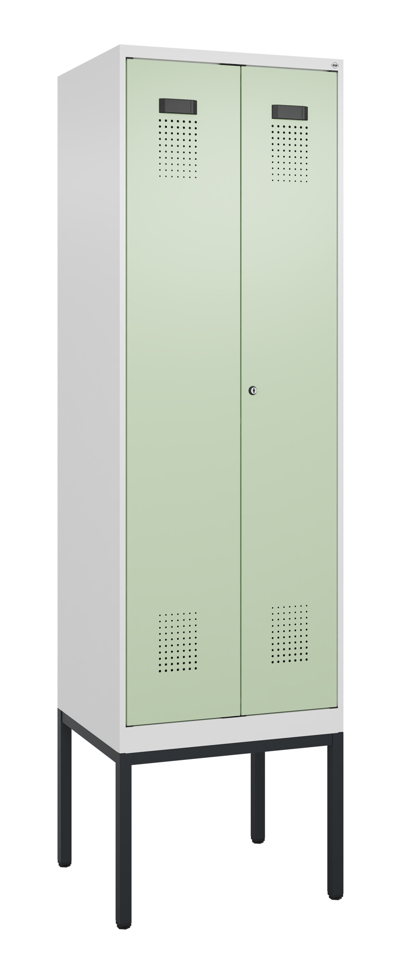 C+P PSA Doppel-Spind Evolo PLUS, Gestell, 2 Abteil