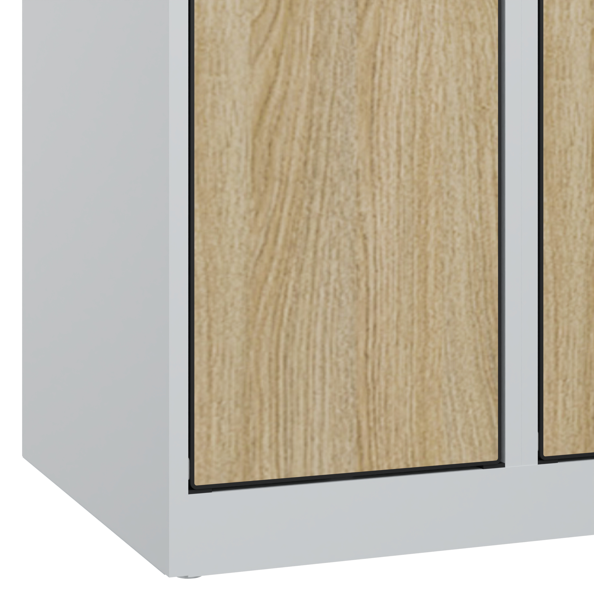 C+P PSA Schwarz-Wei�-Spind Evolo PLUS, 2 Abteile, 1850x600x500mm