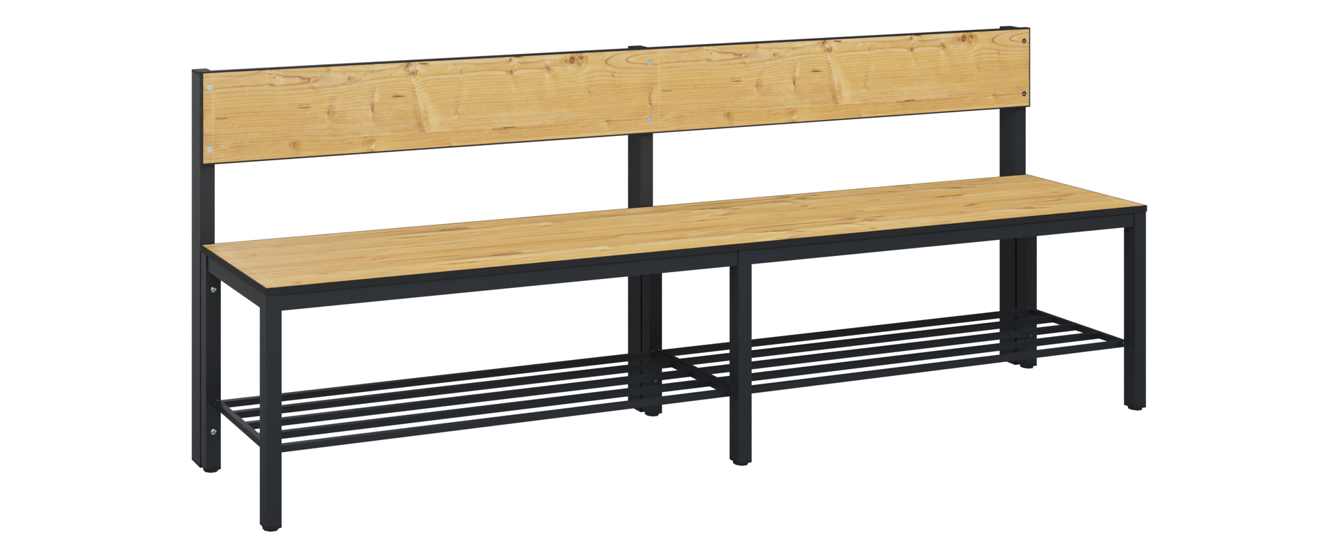 C+P Sitzbank Solid HPL, 774x2000x412mm, 7021/VK039