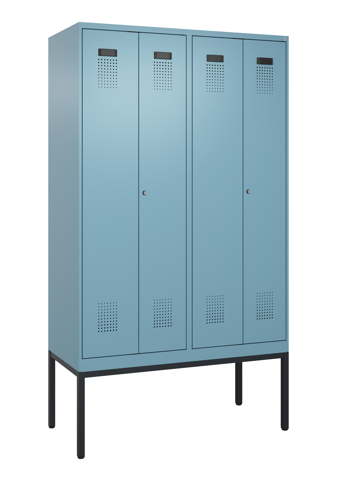 C+P PSA Doppel-Spind Evolo PLUS, Gestell, 4 Abteil