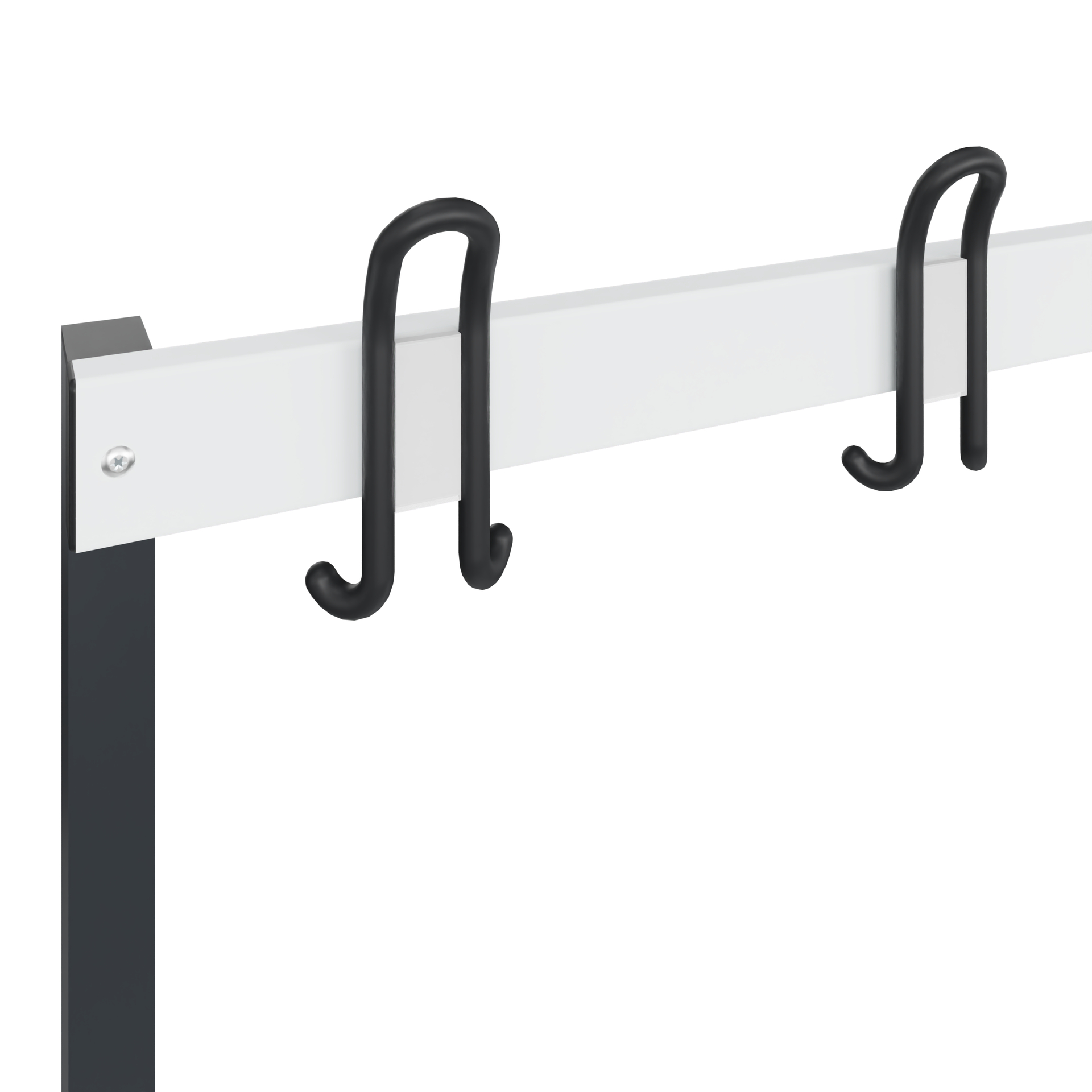 C+P Garderobenbank Solid, 1716x2000x412mm, 7021/Weiß