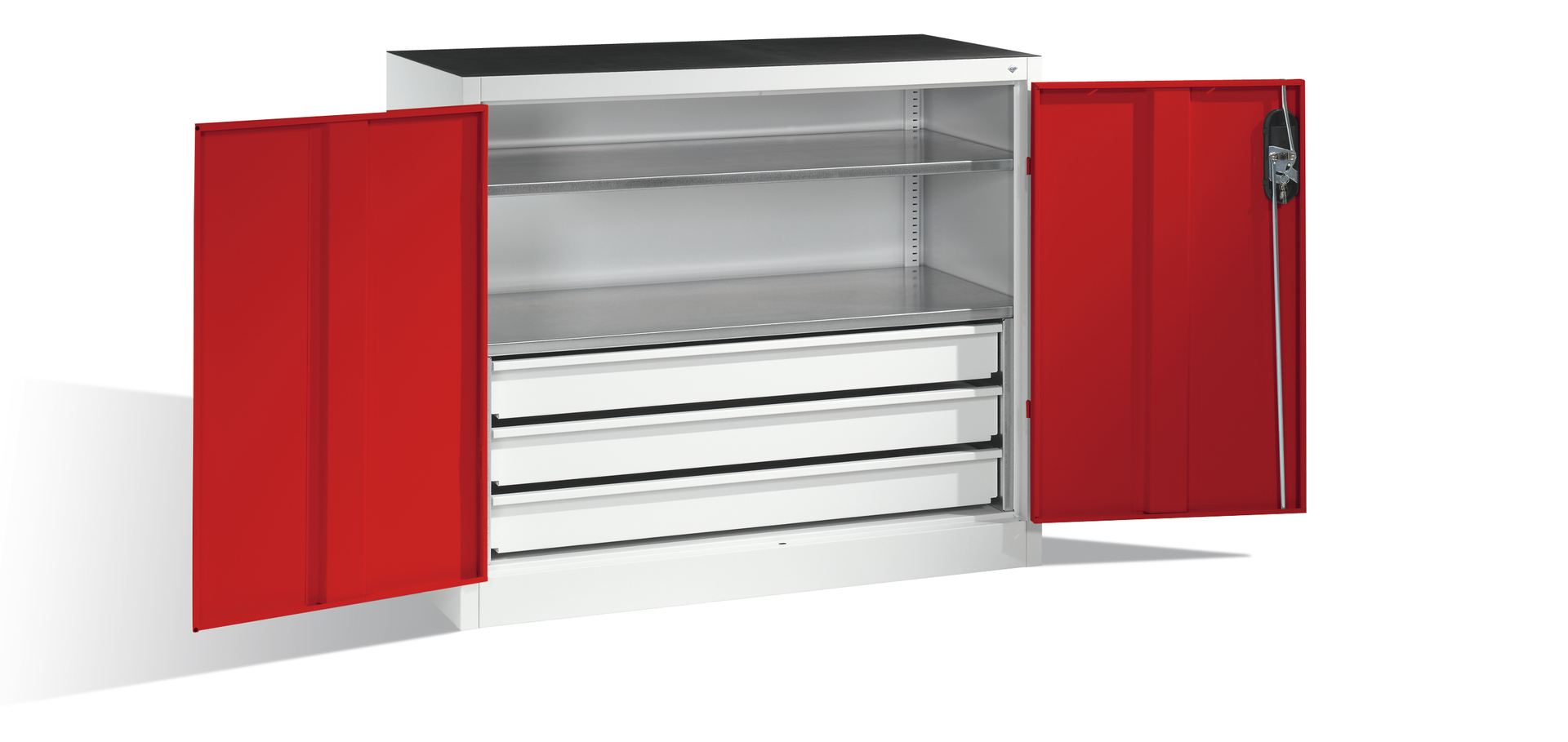 C+P Flügeltürenschrank Acurado, H1000xB1200xT500mm