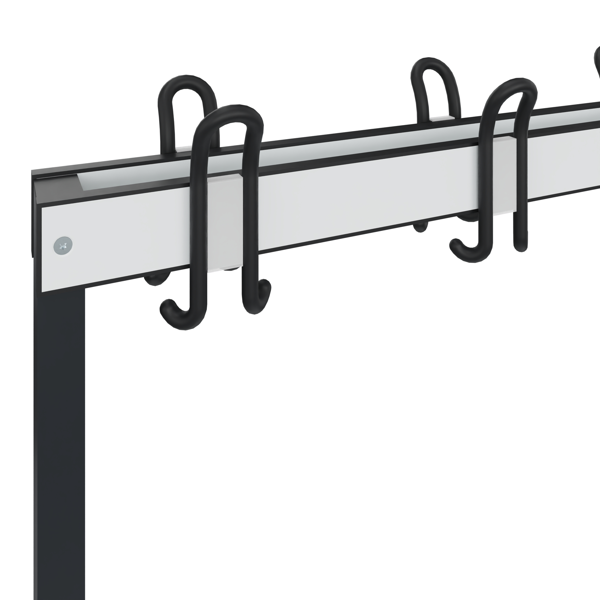 C+P Garderobenbank Solid HPL, 1716x1500x770mm, 7021/VK001