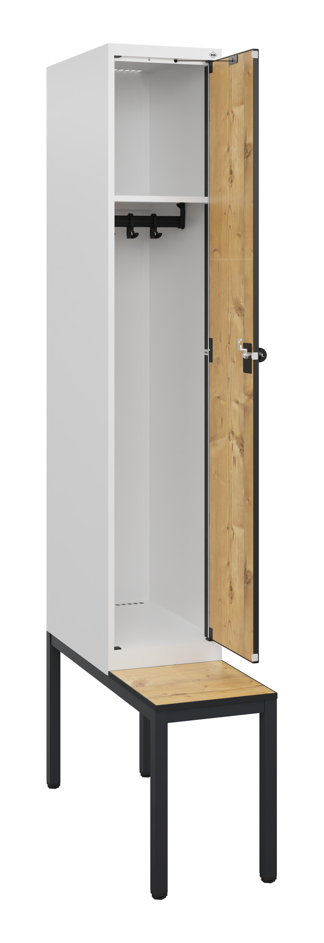 C+P Spind Evolo PLUS, Bank, 1 Abteil, 1950x300x815mm