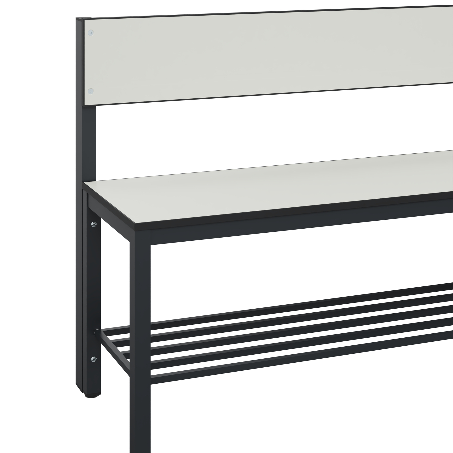 C+P Sitzbank Solid HPL, 774x1000x412mm, 7021/VK741